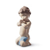Lladro A Child's Prayer Boy Figurine