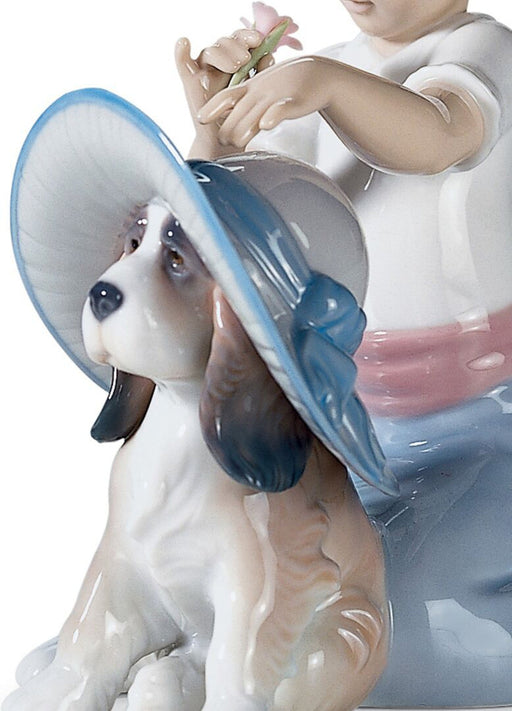 Lladro An Elegant Touch Girl Figurine