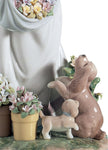 Lladro A Romp in The Garden Girl Figurine Type 626