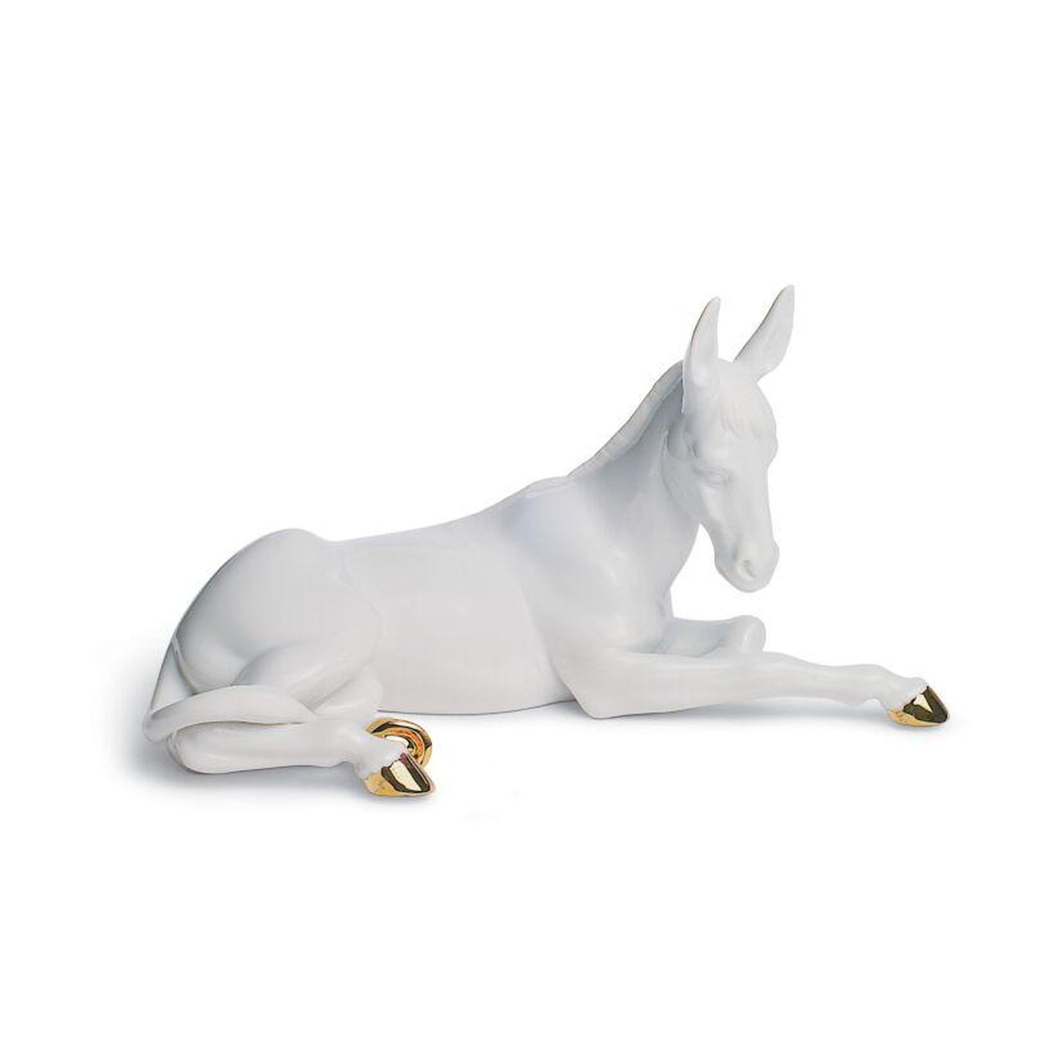 Lladro Donkey Naitvity Figurine