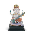 Lladro Veena Ganesha Figurine