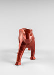 Lladro Panther Figurine Metallic Red