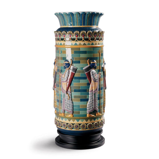 Lladro Archers Frieze Vase Sculpture - Limited Edition