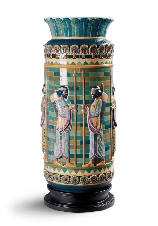 Lladro Archers Frieze Vase Sculpture - Limited Edition
