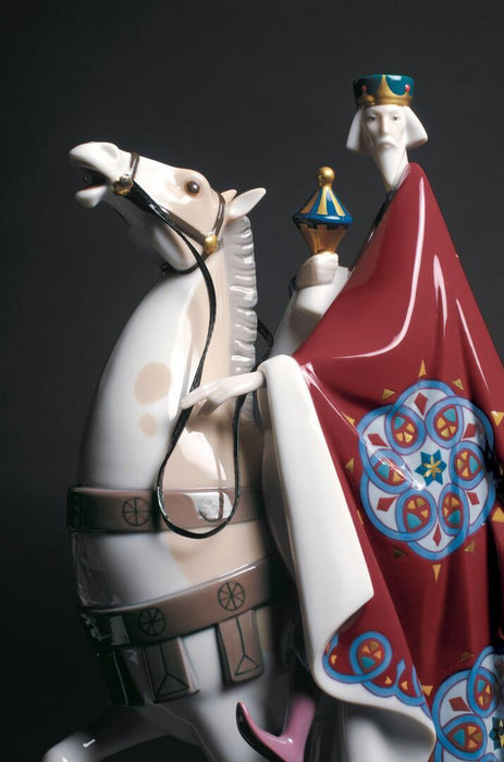 Lladro Kings Melchior, Gaspar and Balthasar Sculpture - Limited Edition