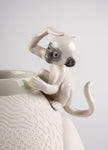 Lladro Monkey vase
