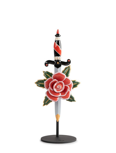 Lladro Dagger And Rose