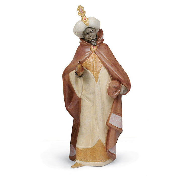 Lladro Balthasar Nativity Figurine Gres