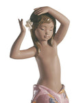 Lladro Tropical Flower Girl Figurine