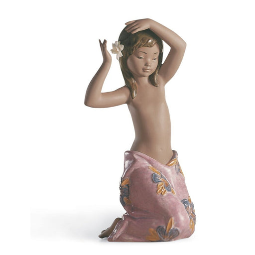 Lladro Tropical Flower Girl Figurine