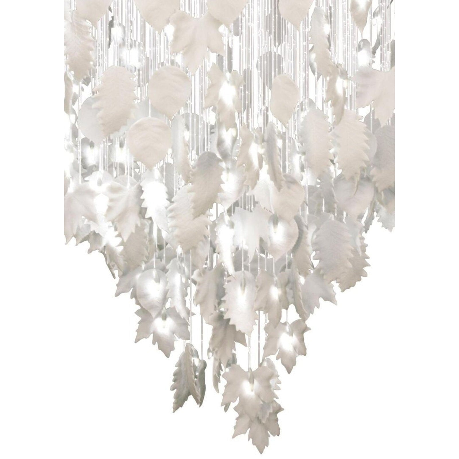 Lladro Magic Forest Chandelier - 2m US White