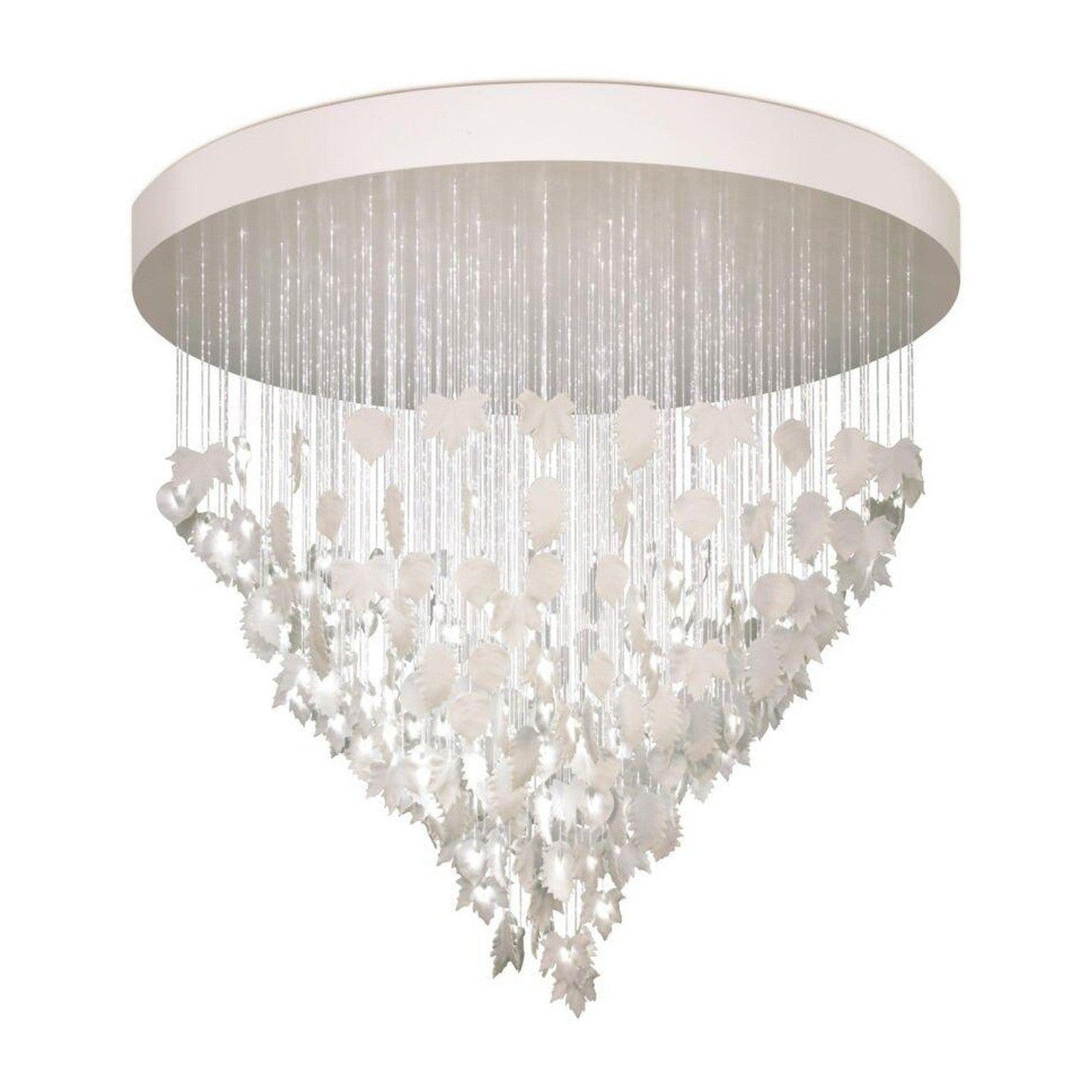 Lladro Magic Forest Chandelier - 2m US White