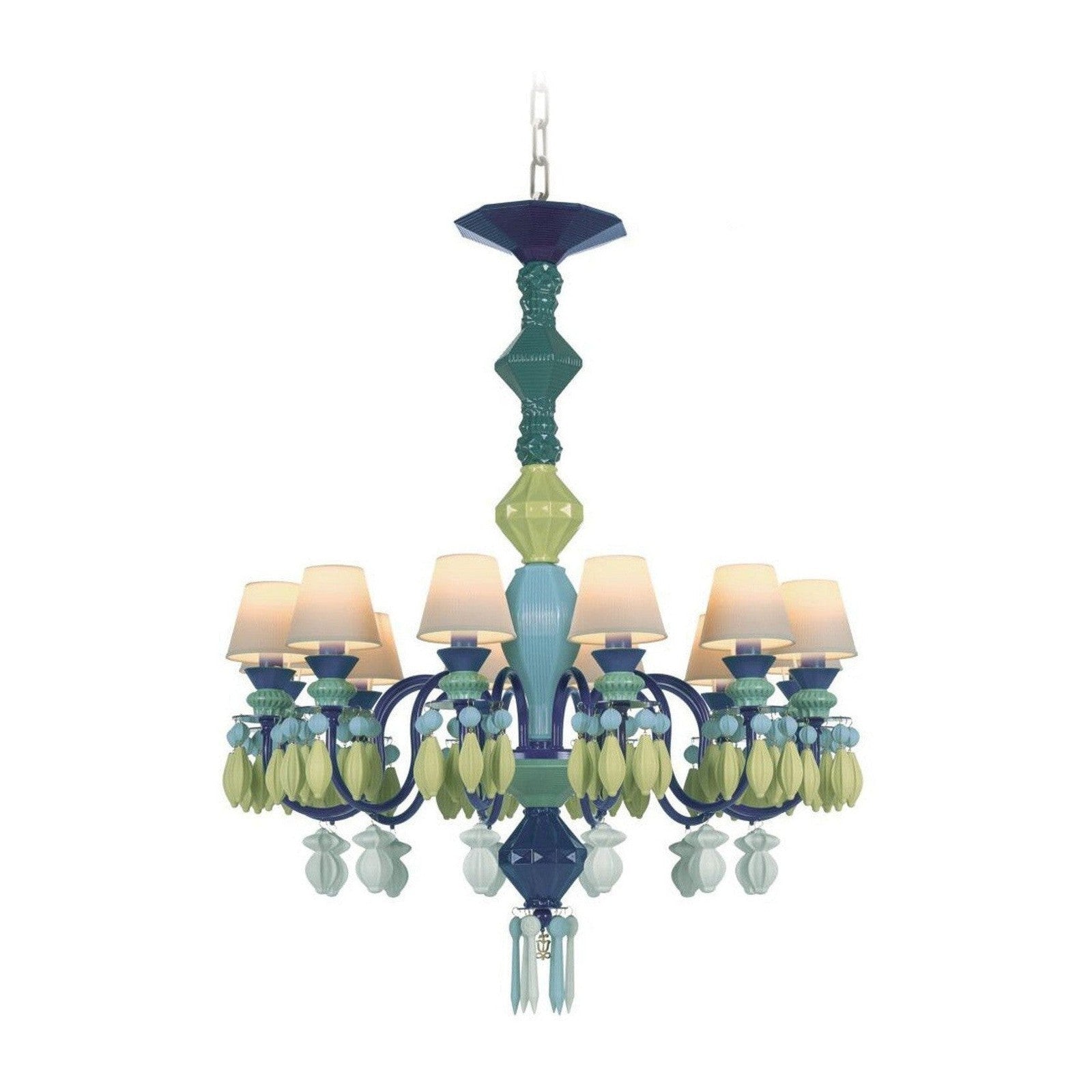 Lladro Belle de Nuit 12 Lights Chandelier US