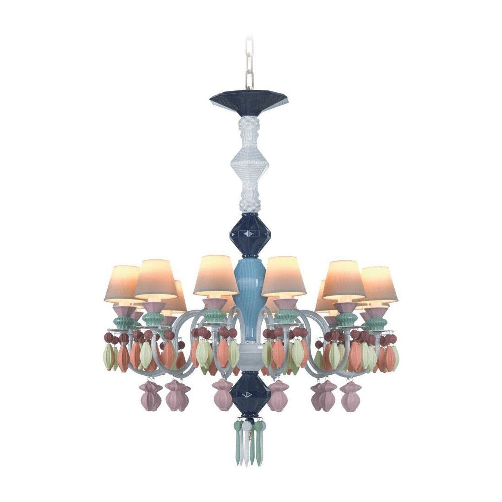 Lladro Belle de Nuit 12 Lights Chandelier US