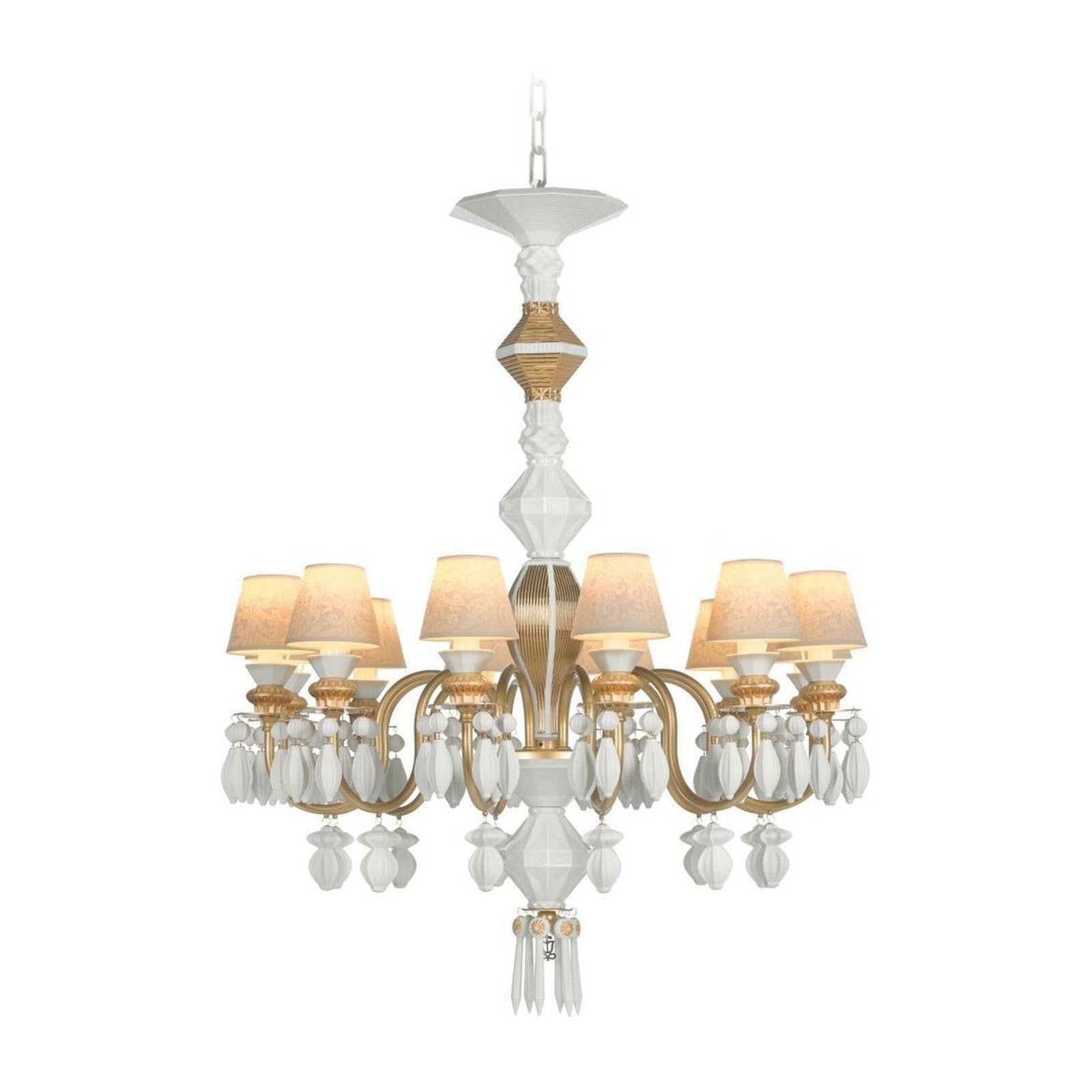 Lladro Belle de Nuit 12 Lights Chandelier US