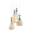 Lladro Mademoiselle 4 Lights Walking on The Beach Ceiling Lamp US