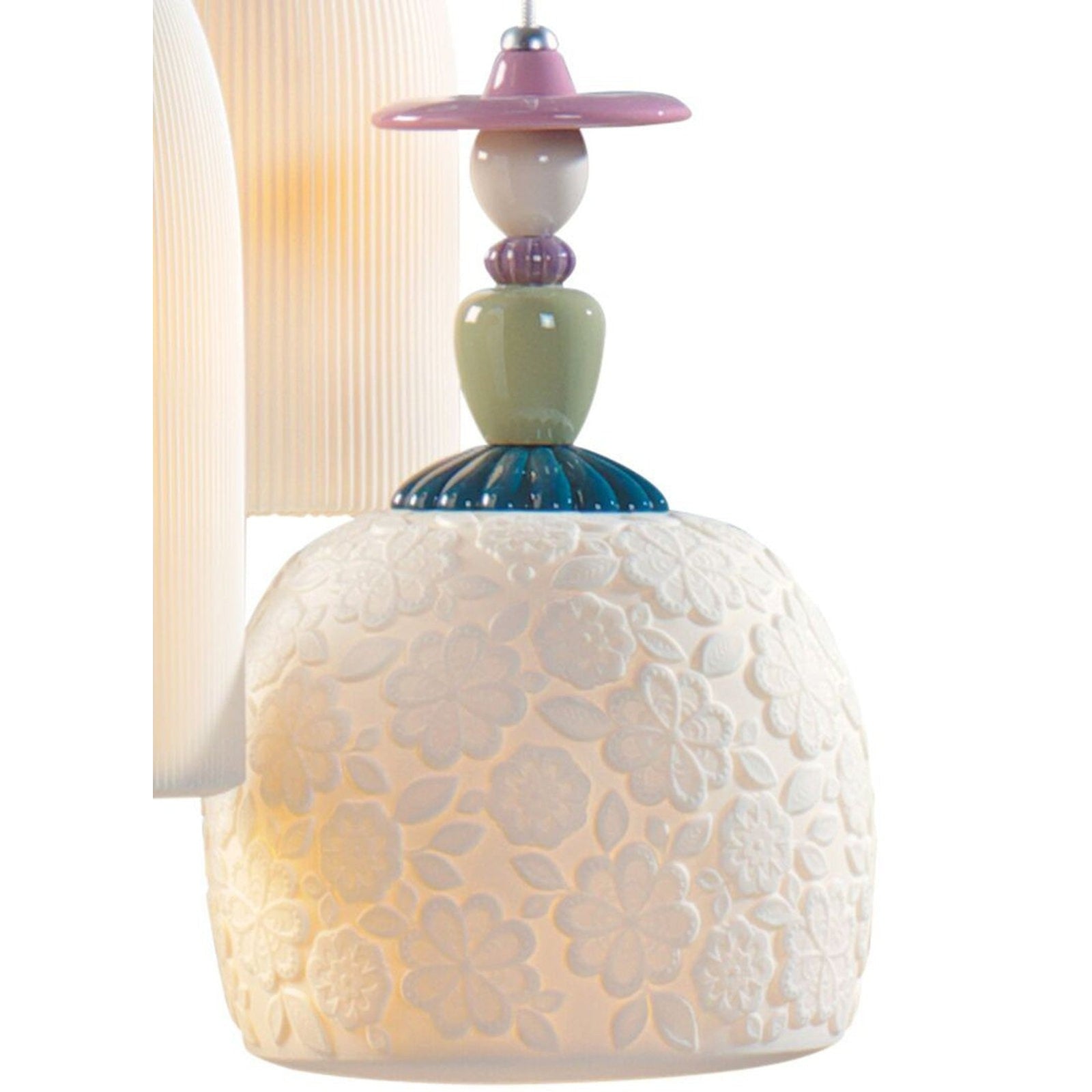 Lladro Mademoiselle 4 Lights Walking on The Beach Ceiling Lamp US