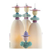 Lladro Mademoiselle 6 Lights Gathering in The Lawn Ceiling Lamp US