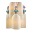 Lladro Mademoiselle 6 Lights Gathering in The Lawn Ceiling Lamp US
