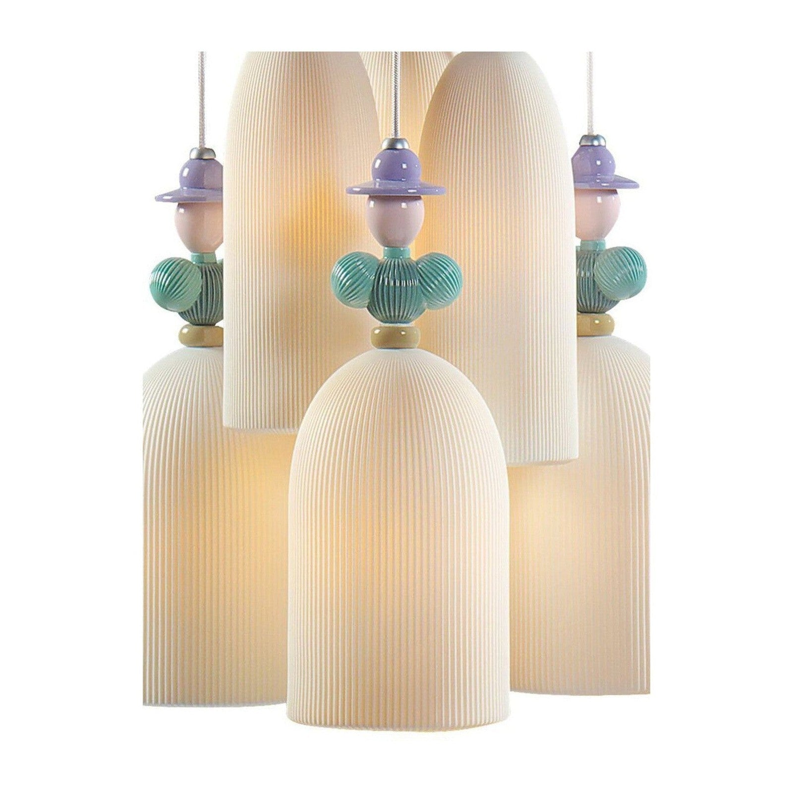 Lladro Mademoiselle 6 Lights Gathering in The Lawn Ceiling Lamp US