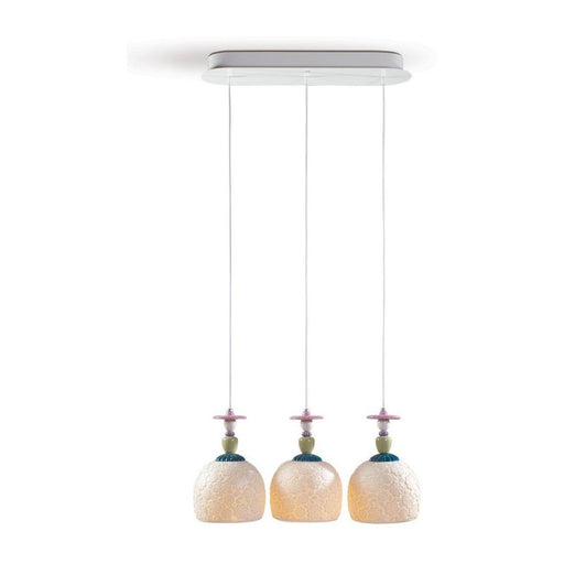 Lladro Mademoiselle Lineal Canopy 3 Lights Gazing at The Ocean Ceiling Lamp US
