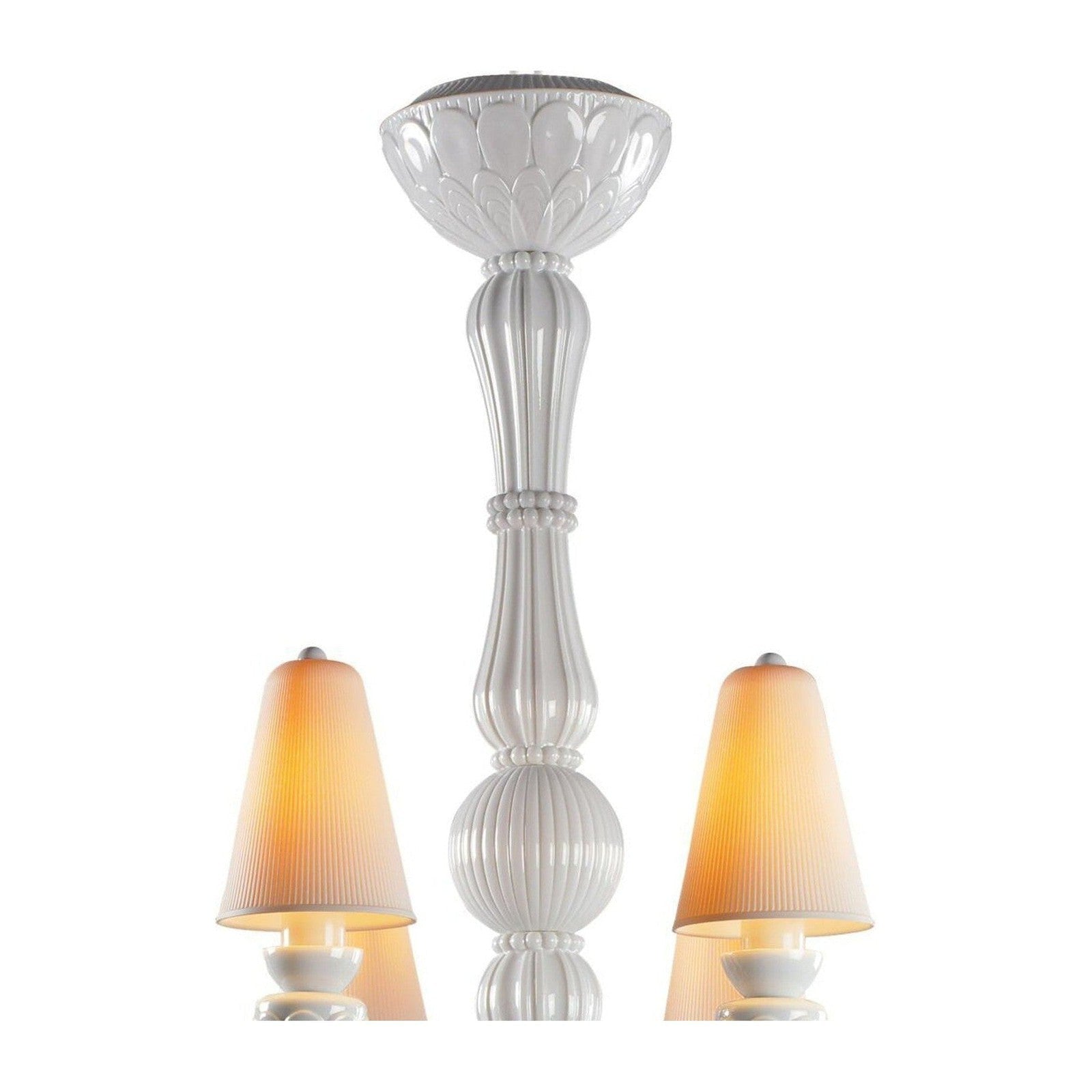 Lladro Ivy and Seed 8 Lights Chandelier Flat Model US