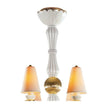 Lladro Ivy and Seed 8 Lights Chandelier Flat Model US