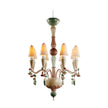 Lladro Ivy and Seed 8 Lights Chandelier Flat Model US
