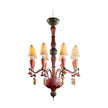 Lladro Ivy and Seed 8 Lights Chandelier Flat Model US