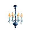 Lladro Ivy and Seed 8 Lights Chandelier Flat Model US