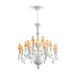 Lladro Ivy and Seed 20 Lights Chandelier Flat Model US - Medium