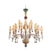 Lladro Ivy and Seed 20 Lights Chandelier Flat Model US - Medium