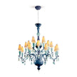 Lladro Ivy and Seed 20 Lights Chandelier Flat Model US - Medium