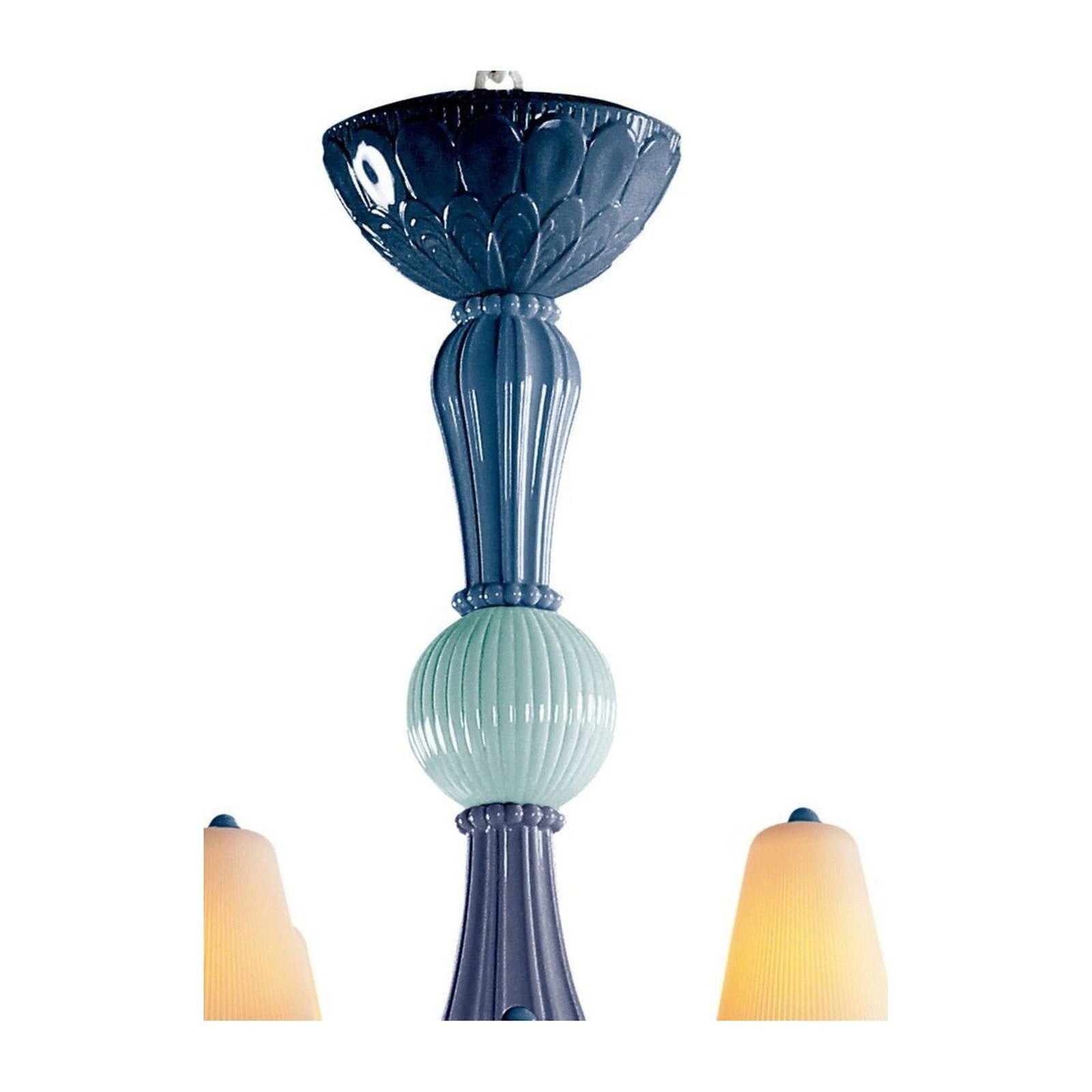 Lladro Ivy and Seed 20 Lights Chandelier Flat Model US - Medium