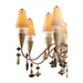 Lladro Ivy and Seed 16 Lights Chandelier Flat Model US