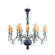 Lladro Ivy and Seed 16 Lights Chandelier Flat Model US