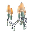 Lladro Ivy and Seed 16 Lights Chandelier Flat Model US