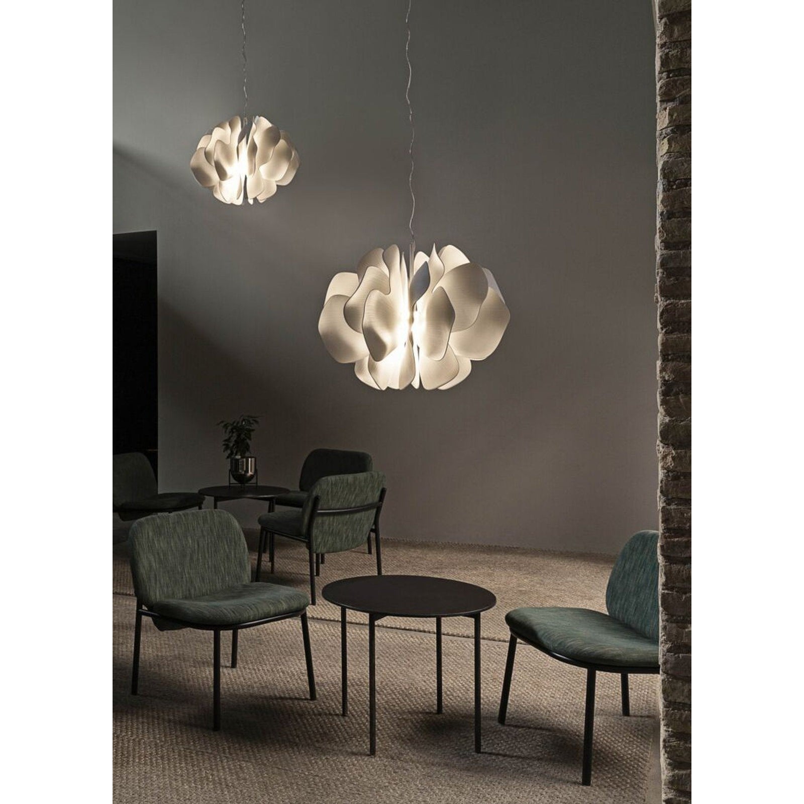 Lladro Nightbloom Hanging Lamp US