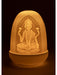 Lladro Lord Ganesha & Goddess Lakshmi Dome Lamp
