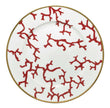 Raynaud Cristobal Rouge / Coral American Dinner Plate N°3