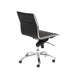 Euro Style Dirk Armless Low Back Office Chair