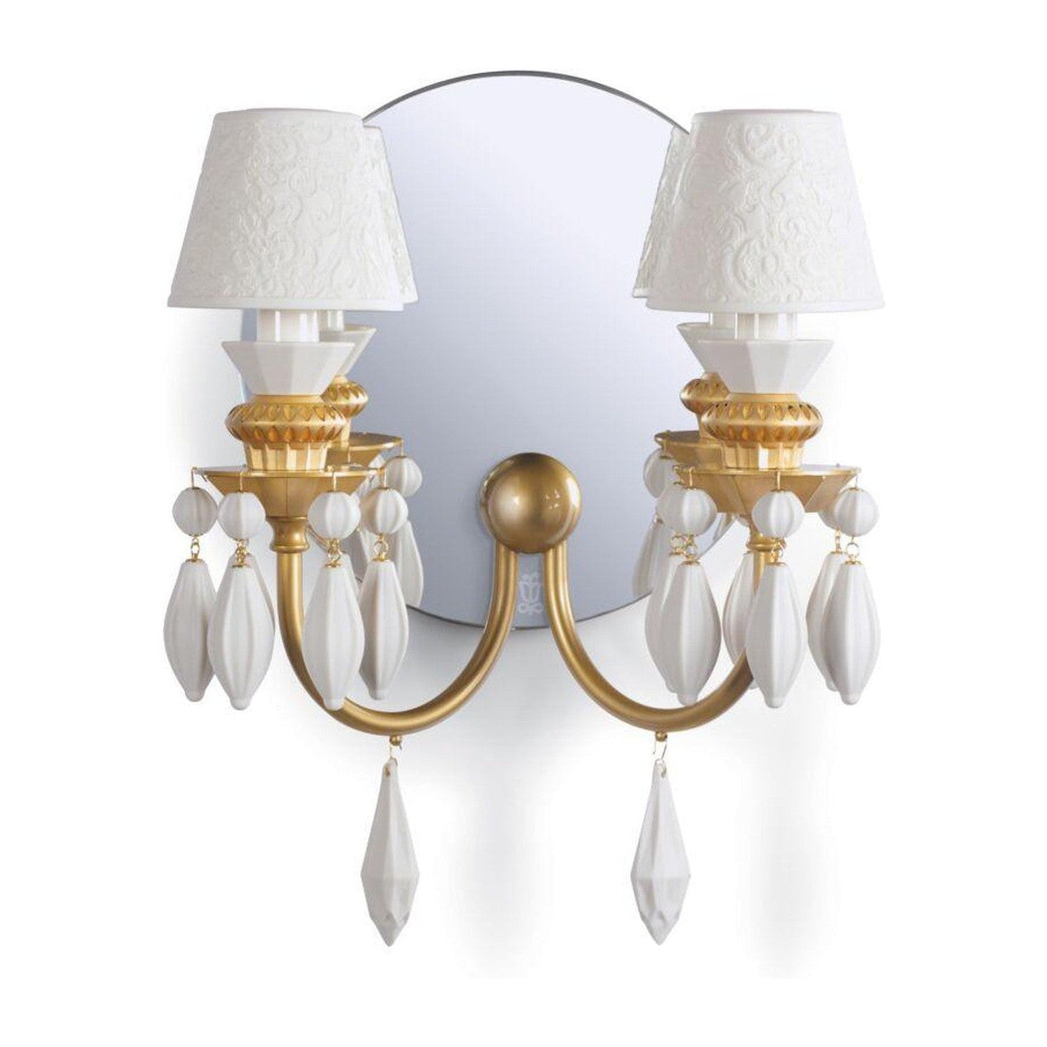 Lladro Belle de Nuit 2 Lights Wall Sconce US