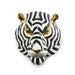 Lladro Tiger Mask Black and Gold