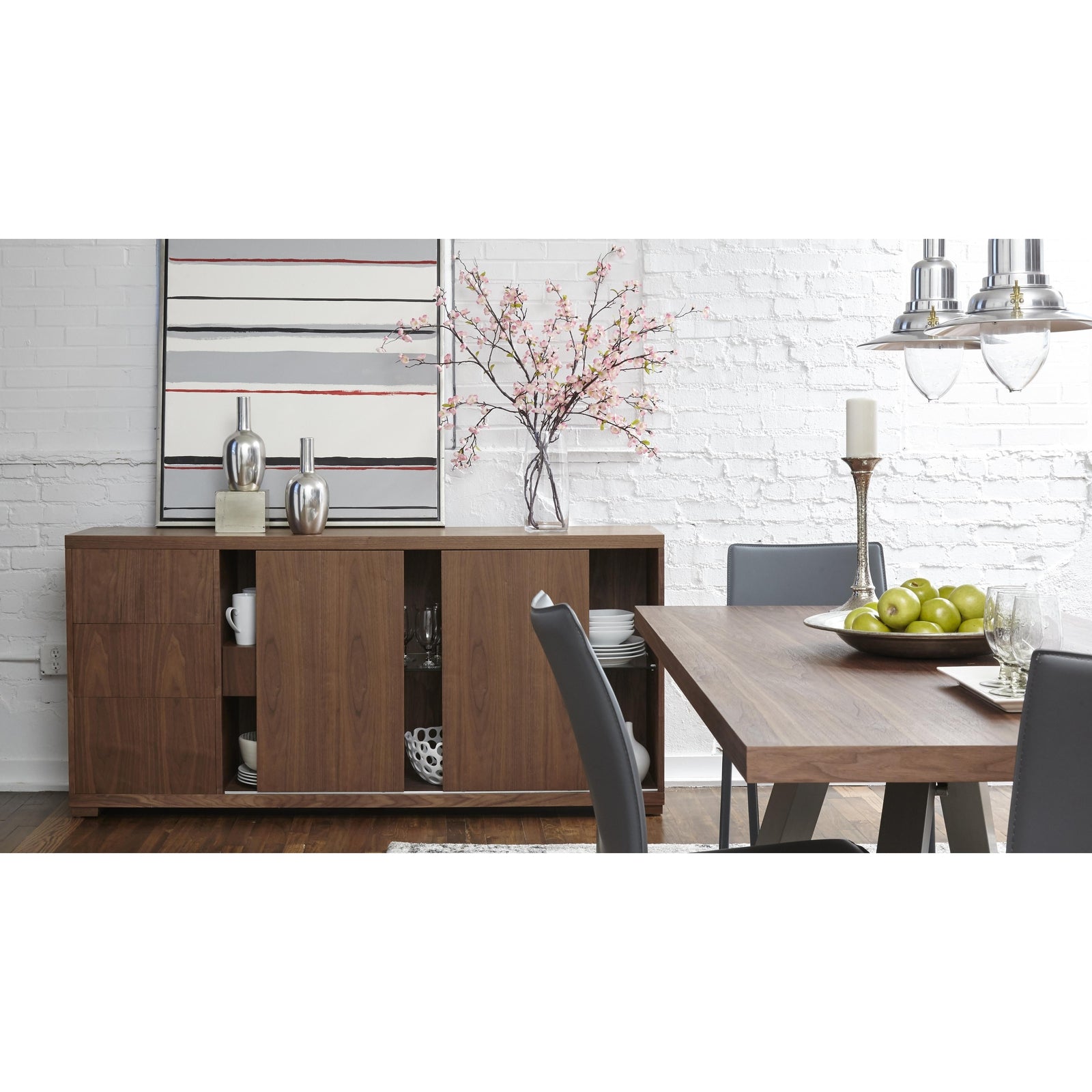 Euro Style Dalia Stacking Side Chair - Set of 2