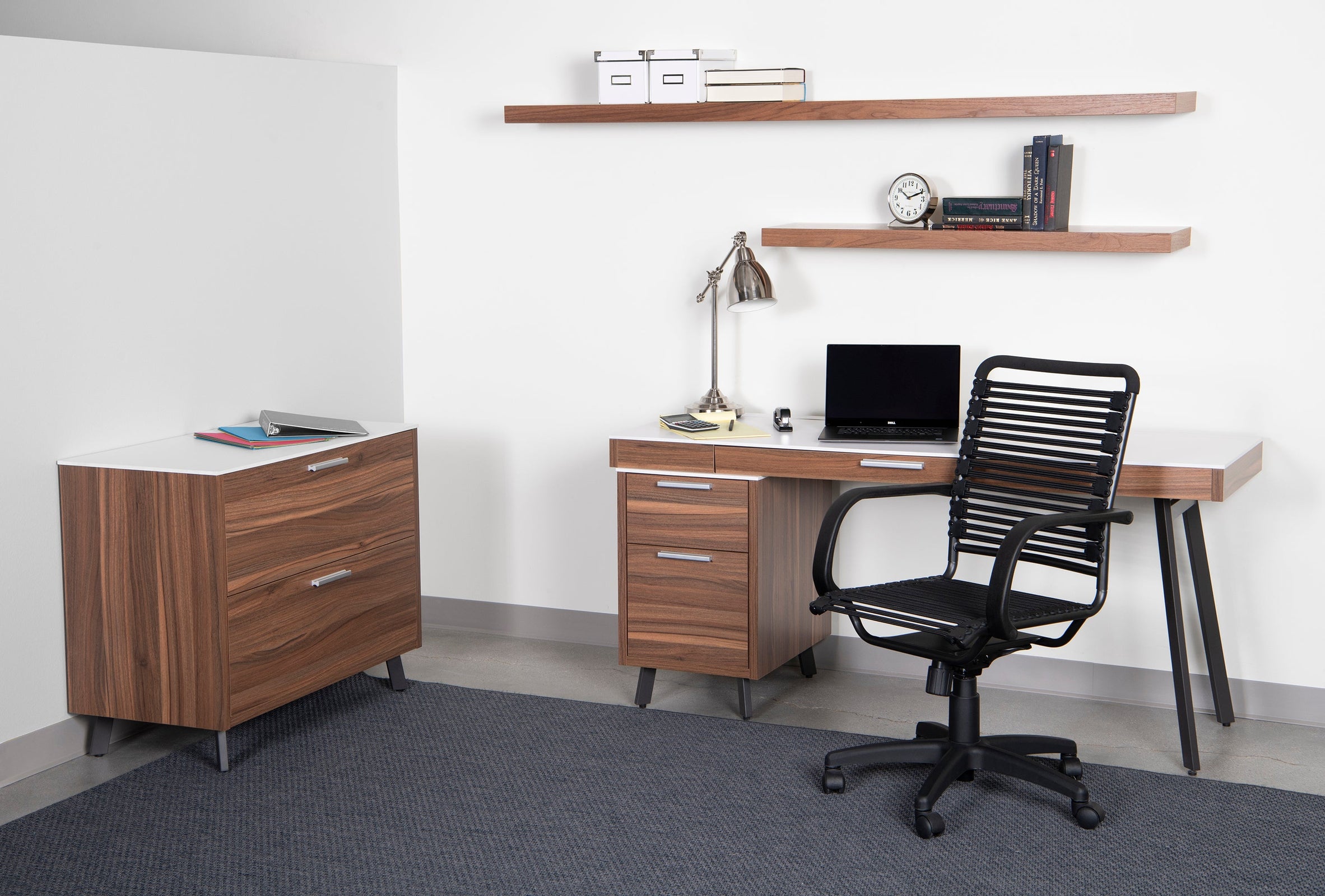 Euro Style Bungie Flat High Back Office Chair