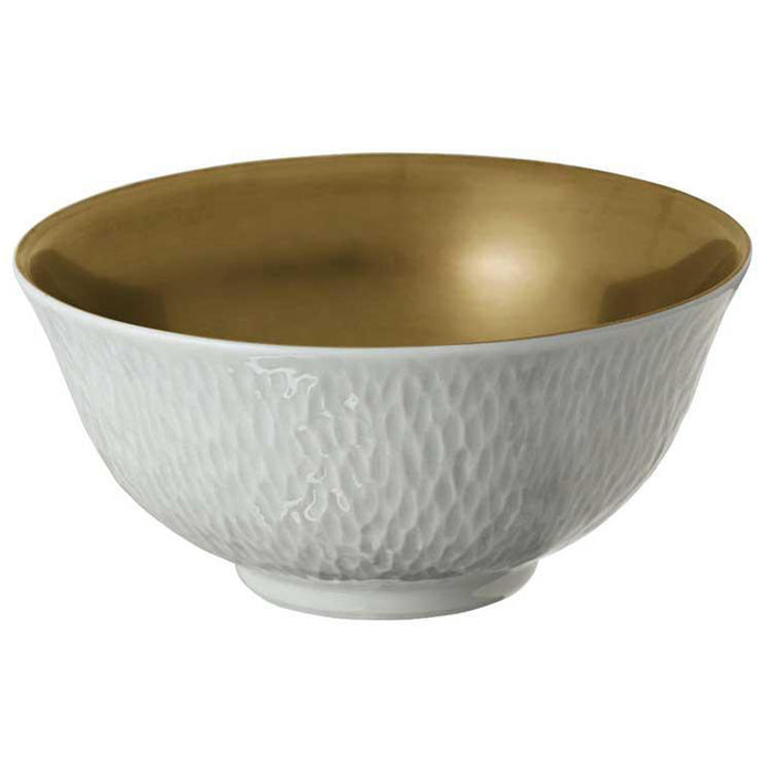 Raynaud Mineral Filet Or Chinese Soup Bowl Small Full Gold Inside