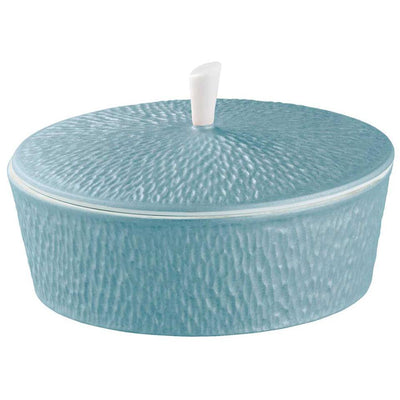 Raynaud Mineral Irise Sky Blue Covered Sugar Bowl