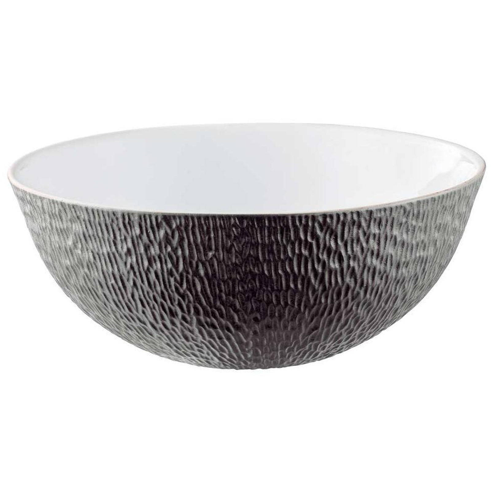 Raynaud Mineral Irise Dark Grey Calabash Shaped Salad Bowl