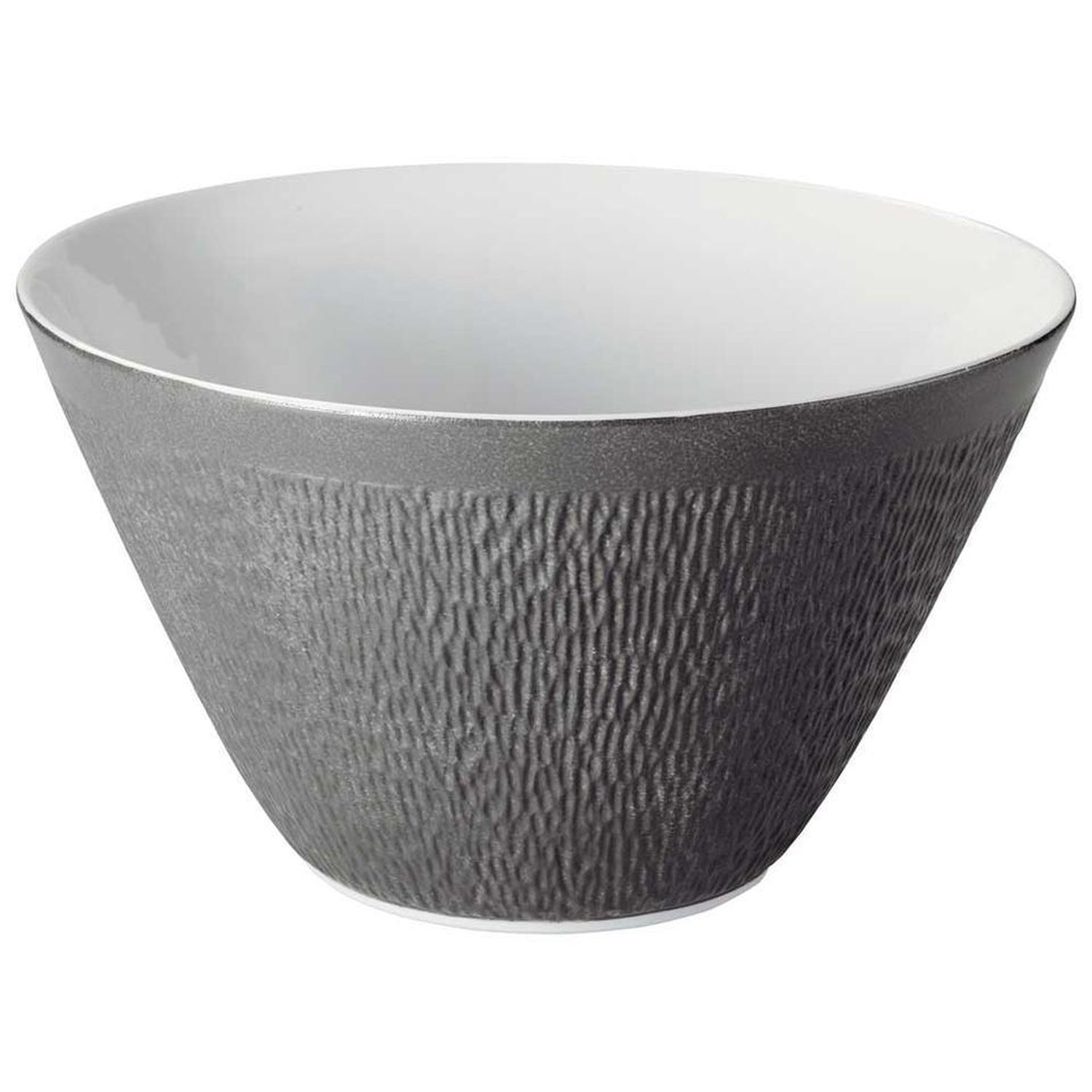 Raynaud Mineral Irise Dark Grey Cone Shaped Salad Bowl