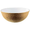 Raynaud Mineral Irise Yellow Gold Calabash Shaped Salad Bowl